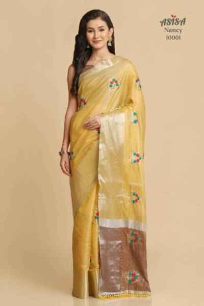 Nancy By Asisa Designer Cotton Festive Wear Saree Collection